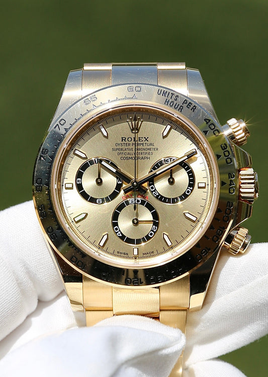 Rolex Daytona 126508 18K Yellow Gold Champagne Dial