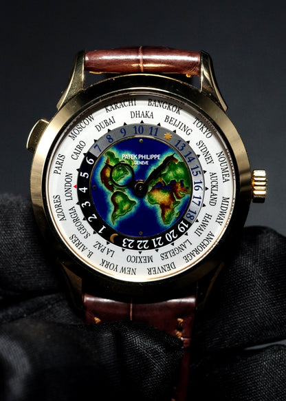 Patek Philippe World Time 5231J Rare Handcrafts Enamel Dial