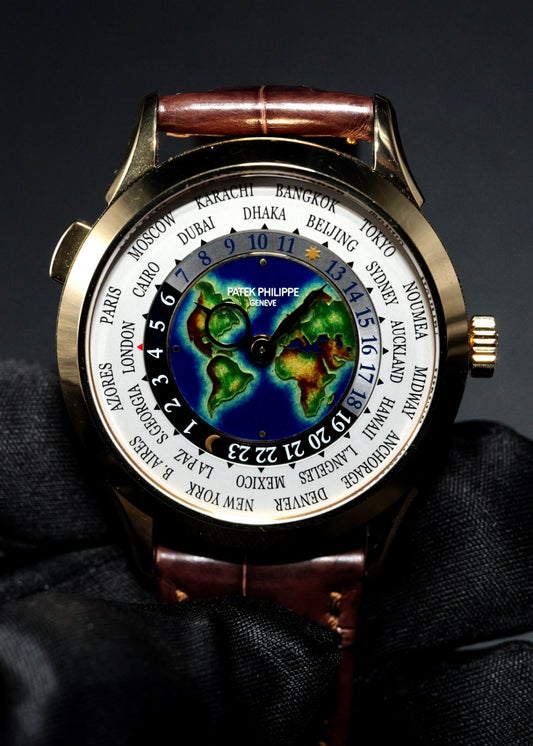 Patek Philippe World Time 5231J Rare Handcrafts Enamel Dial