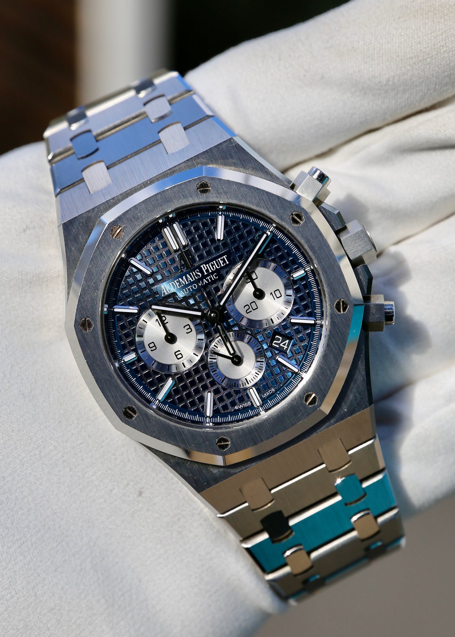 AP Royal Oak Chronograph 41mm 26331ST Blue Dial