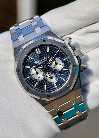 AP Royal Oak Chronograph 41mm 26331ST Blue Dial