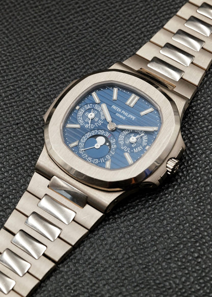 Patek Philippe Nautilus Perpetual Calendar 5740/1G White Gold Blue Dial