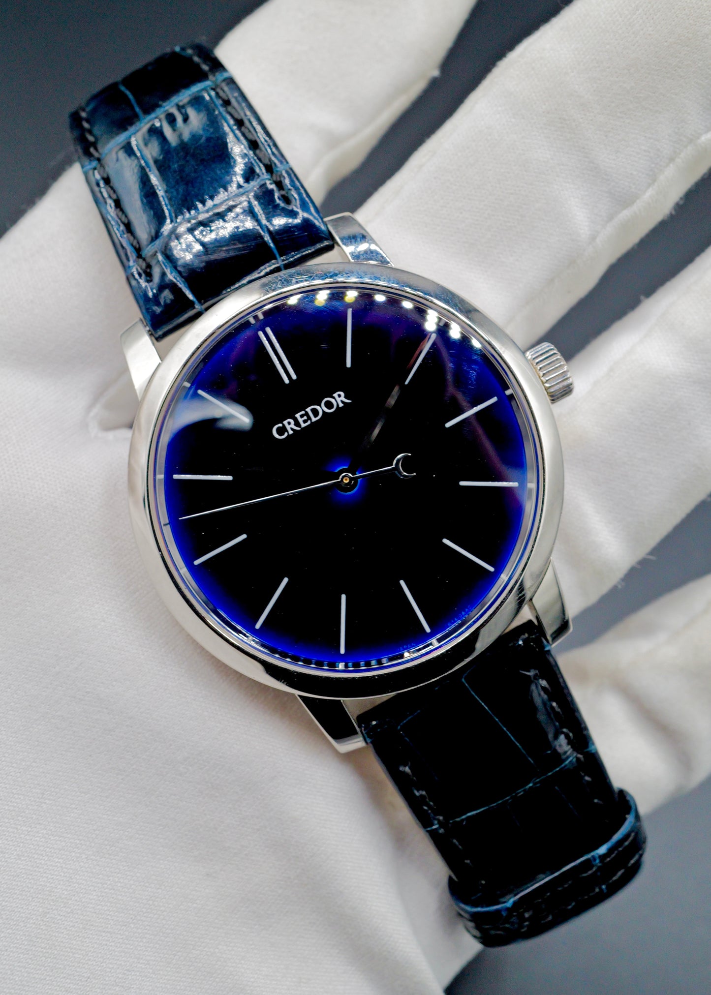 Credor Eichi II Platinum Blue Enamel Dial