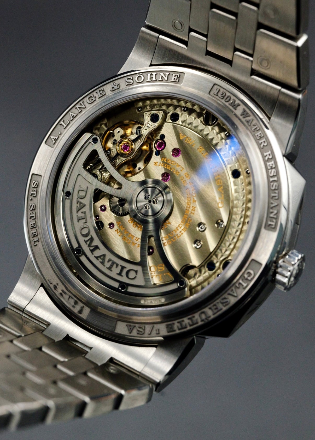 A. Lange & Sohne Odysseus 363.179 Stainless Steel Blue Dial