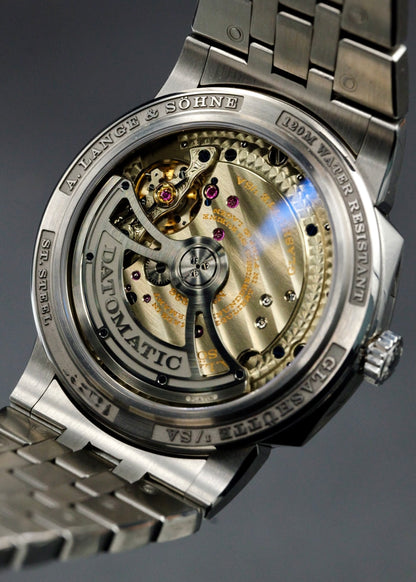 A. Lange & Sohne Odysseus 363.179 Stainless Steel Blue Dial