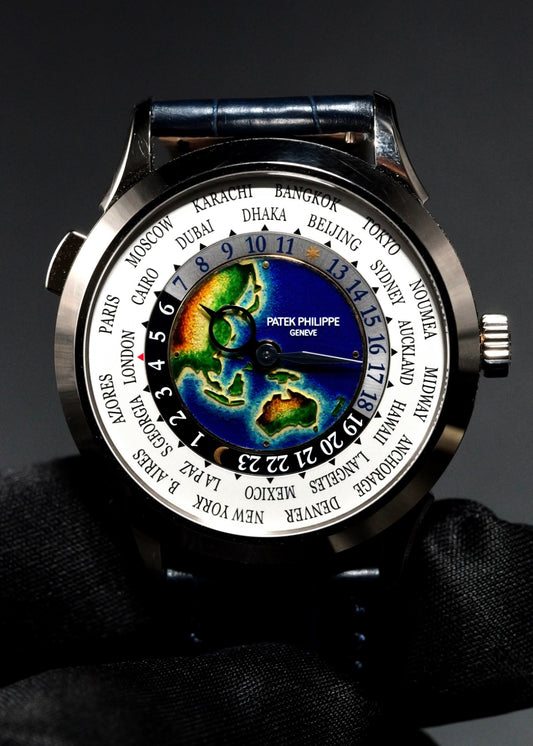 Patek Philippe World Time 5231G Rare Handcrafts Enamel Dial