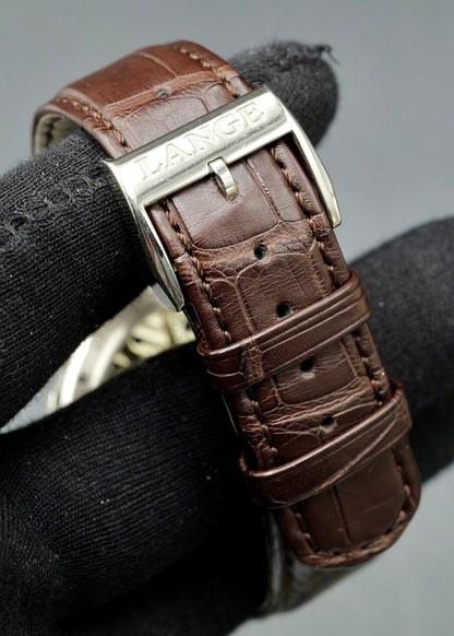 A. Lange & Sohne Lange 1 Time Zone White Gold 136.029