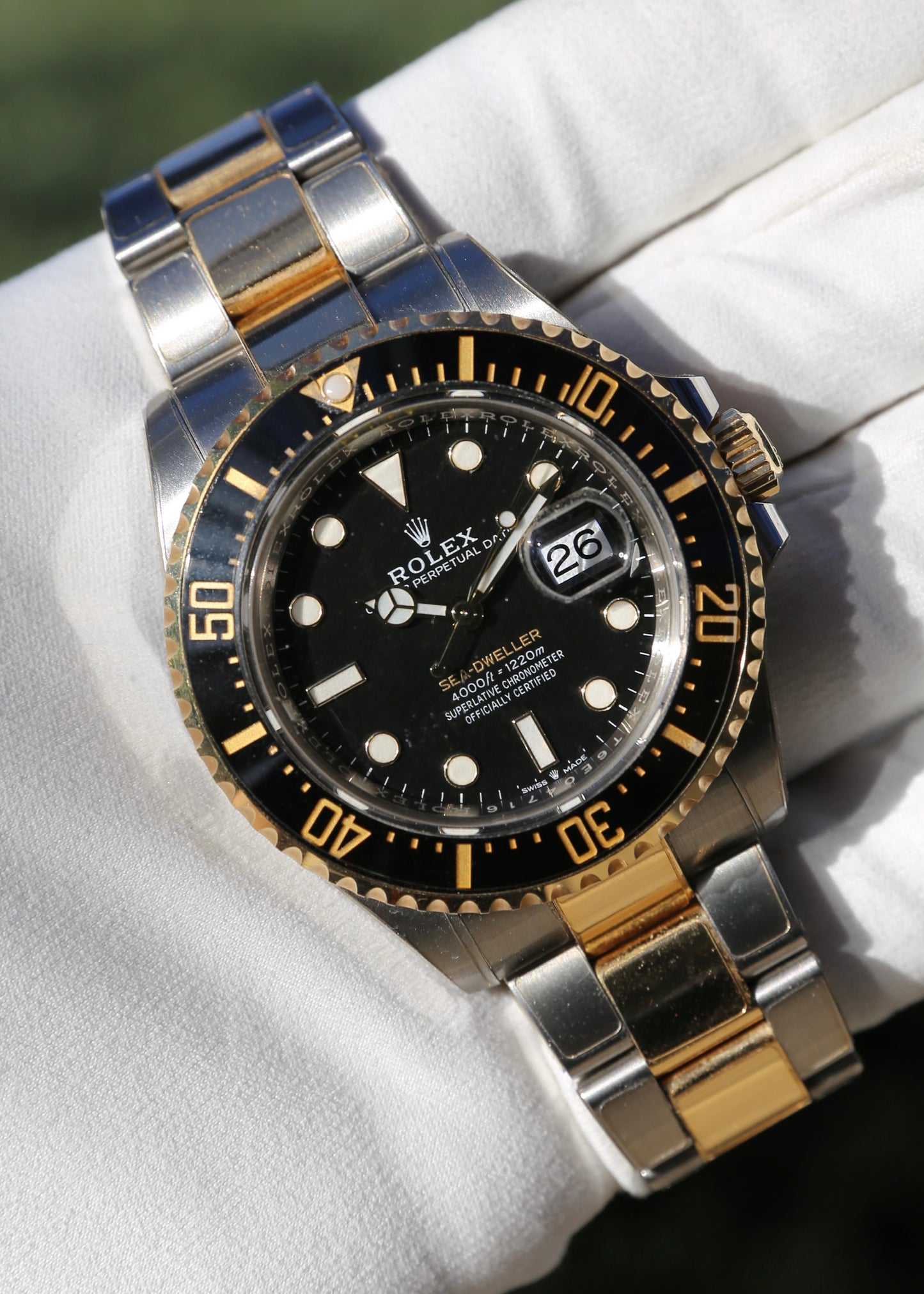 Rolex Sea Dweller 126603 Yellow Gold Two Tone