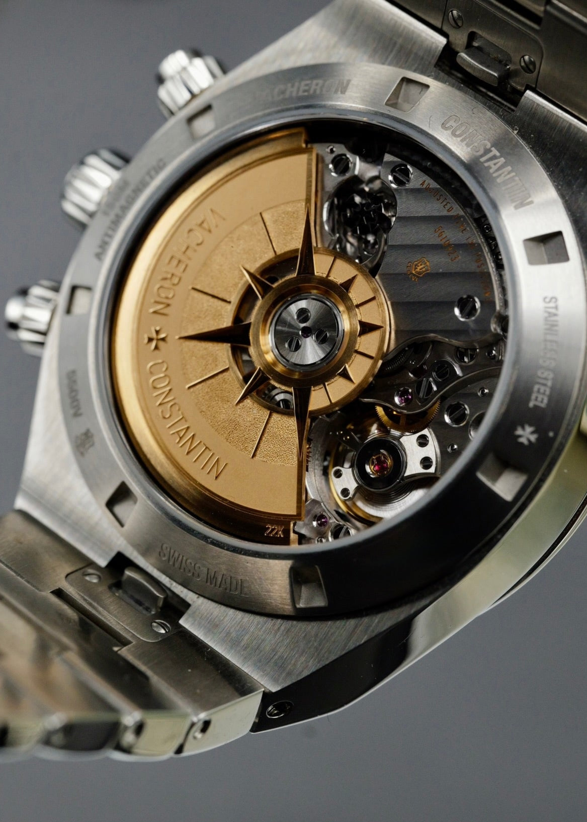 Vacheron Constantin Overseas Chronograph 5500V Black Panda Dial