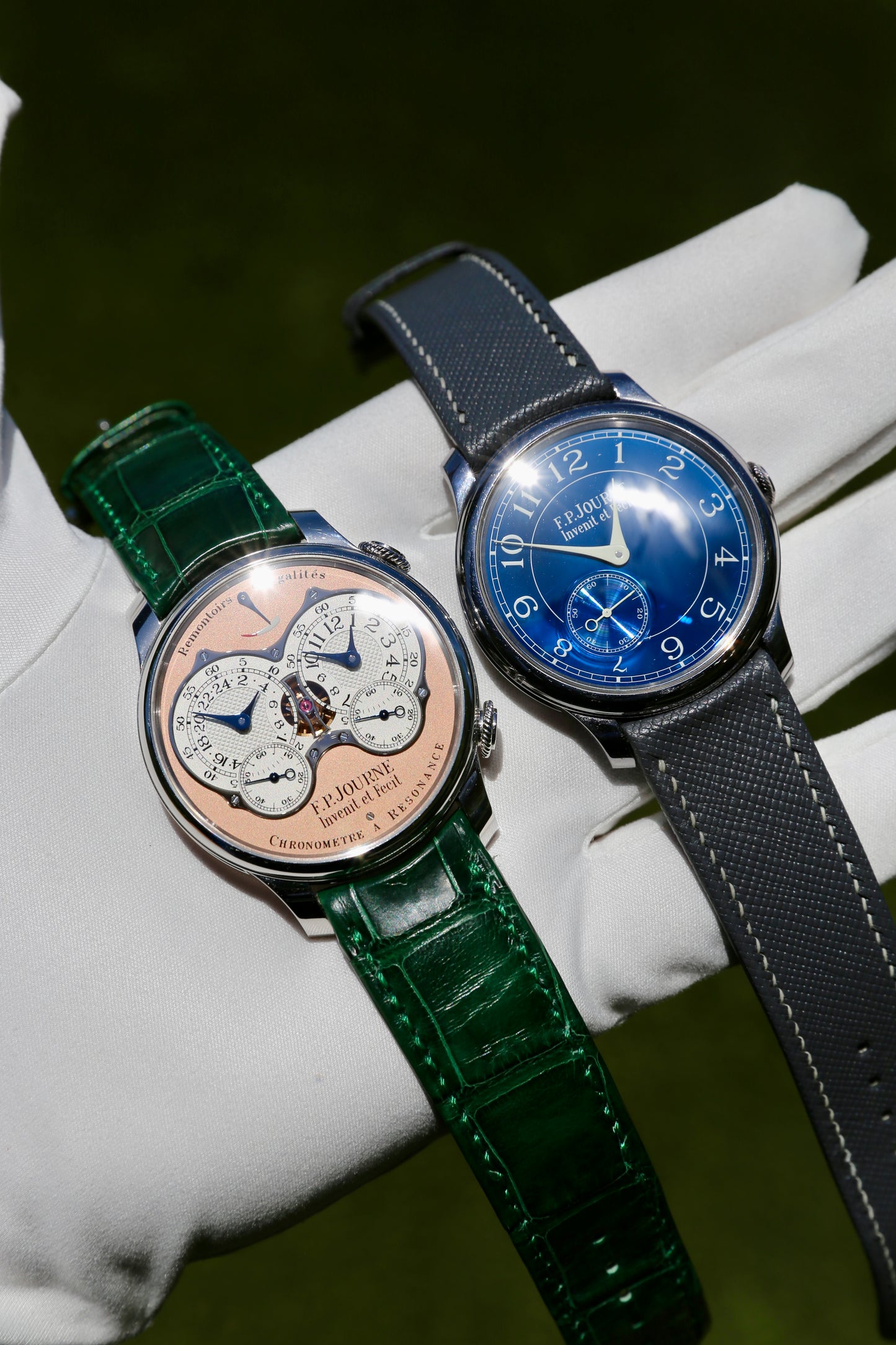 F. P. Journe Chronometre a Resonance 40mm
Off-Catalogue Platinum Salmon Dial