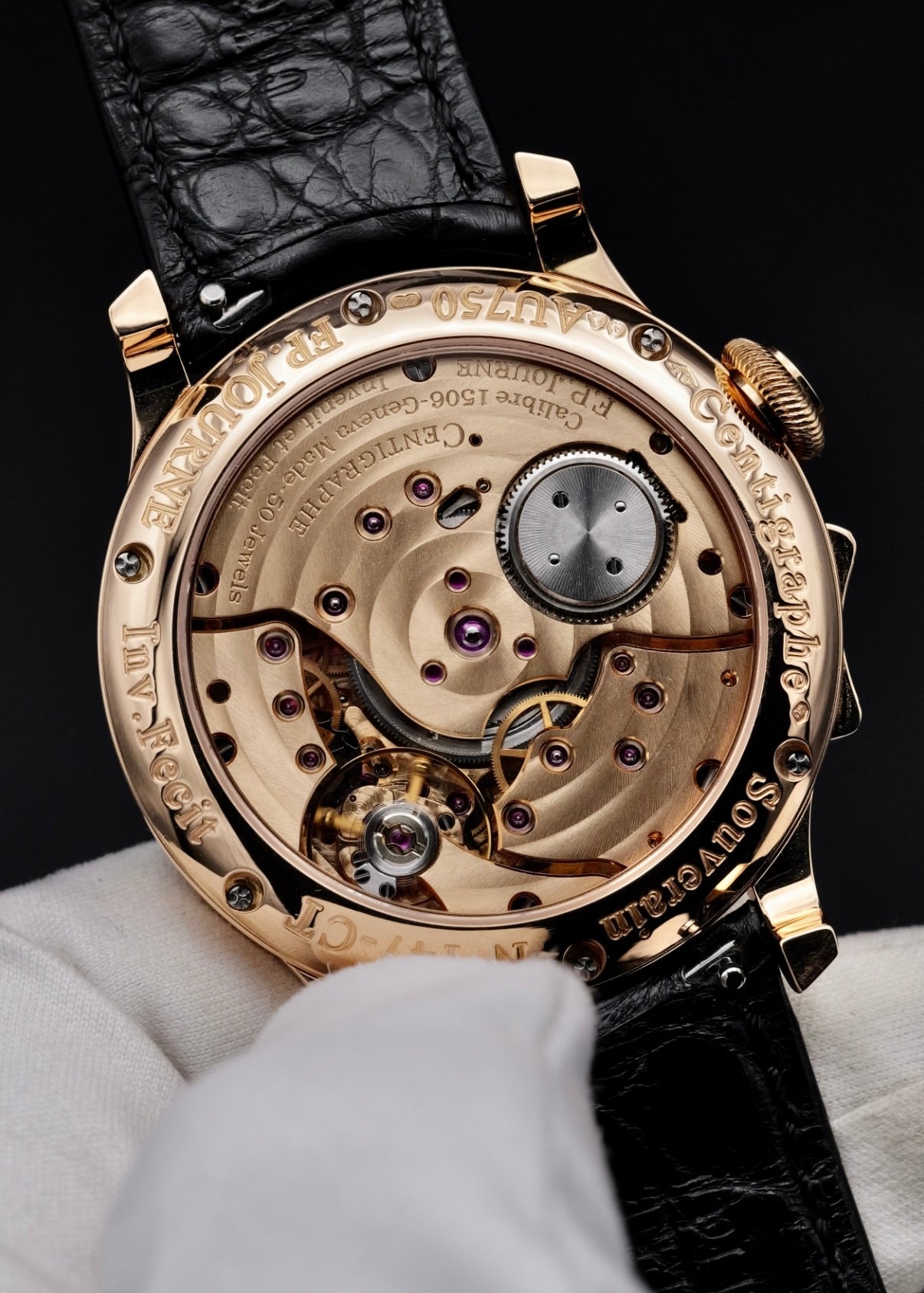 F.P. Journe Centigraphe Souverain Rose Gold Salmon Dial