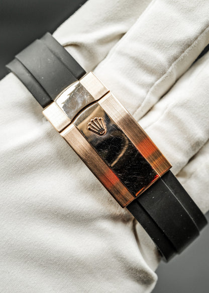 Rolex Sky Dweller 326235 Oysterflex Rose Gold Rhodium Dial