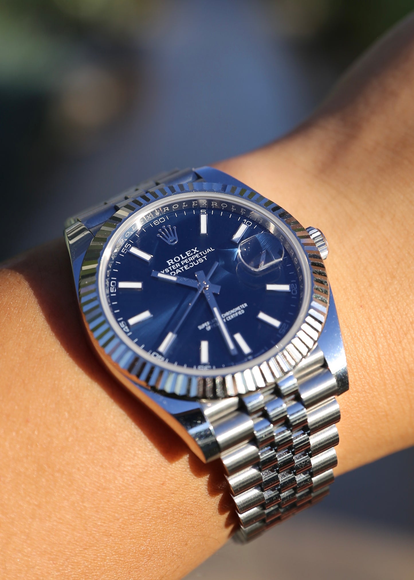 Rolex Datejust 41mm 126334 Blue Dial Jubilee