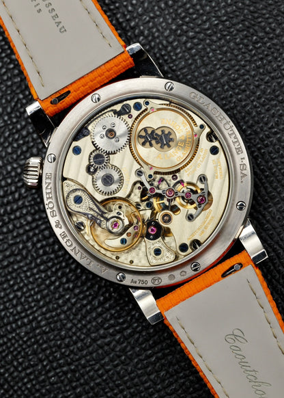 A. Lange & Sohne Zeitwerk 140.029 White Gold Upgraded Movement