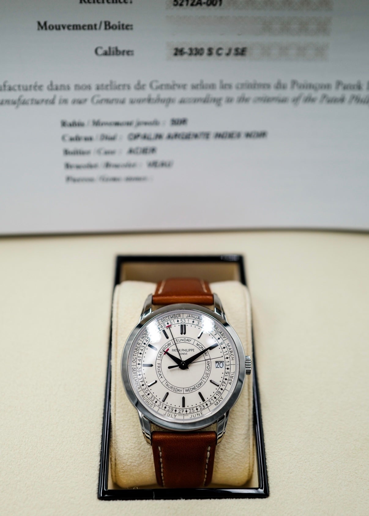 Patek Philippe Calatrava Weekly Calendar 5212A Stainless Steel