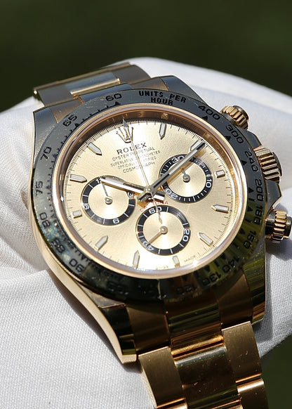 Rolex Daytona 126508 18K Yellow Gold Champagne Dial