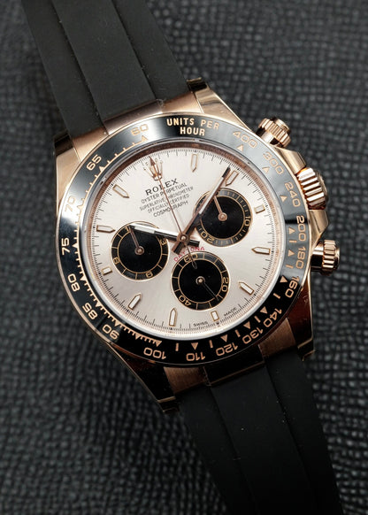 Rolex Daytona 126515LN Sundust Rose Gold Oysterflex