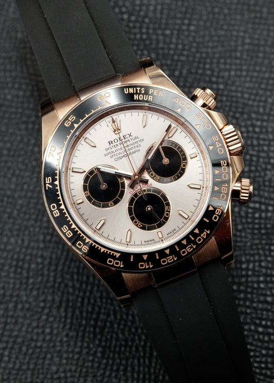 Rolex Daytona 126515LN Sundust Rose Gold Oysterflex