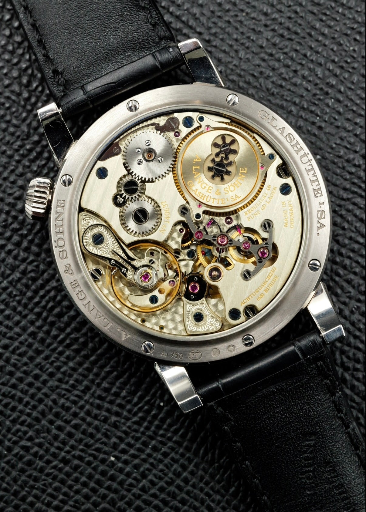 A. Lange & Sohne Zeitwerk 140.029 White Gold Upgraded Movement