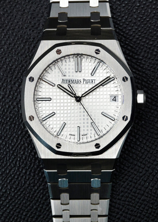 AP Royal Oak 41mm 15510ST White Dial