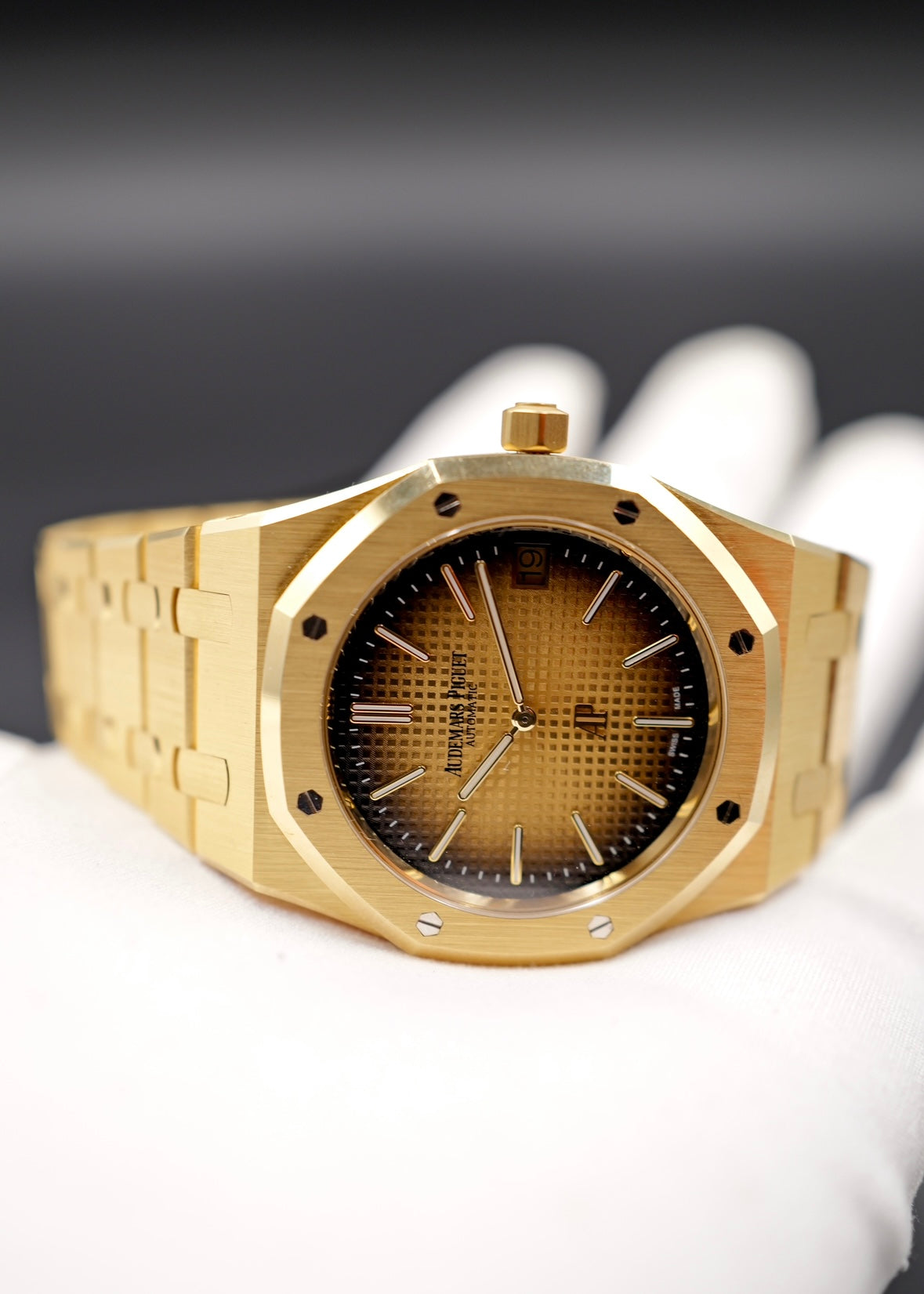 AP Royal Oak Jumbo Ultra Thin 16202BA Yellow Gold "Lebron James"