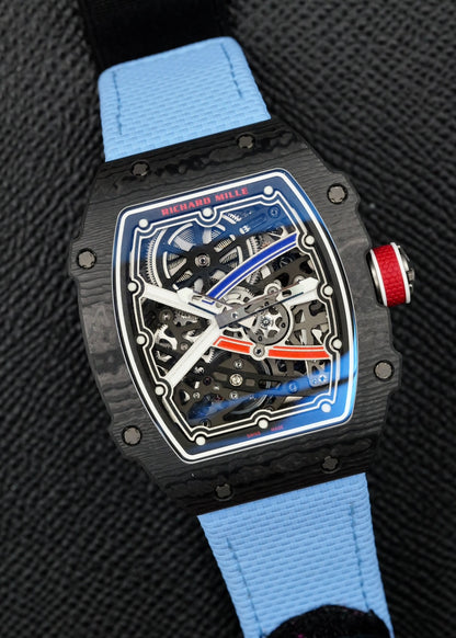 Richard Mille RM67-02 France Sebastien Ogier Black Carbon TPT