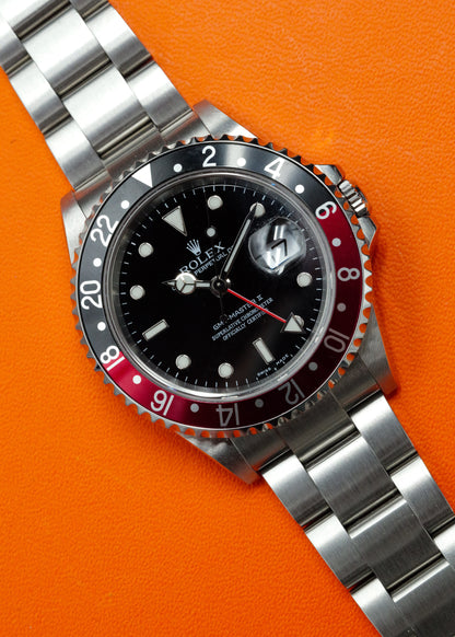 Rolex GMT Master II "Coke" No Holes Case