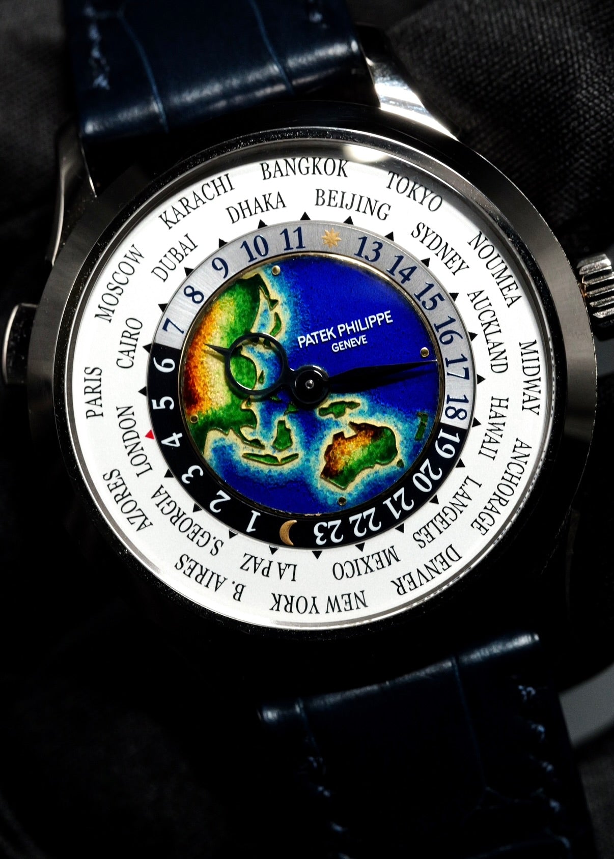Patek Philippe World Time 5231G Rare Handcrafts Enamel Dial