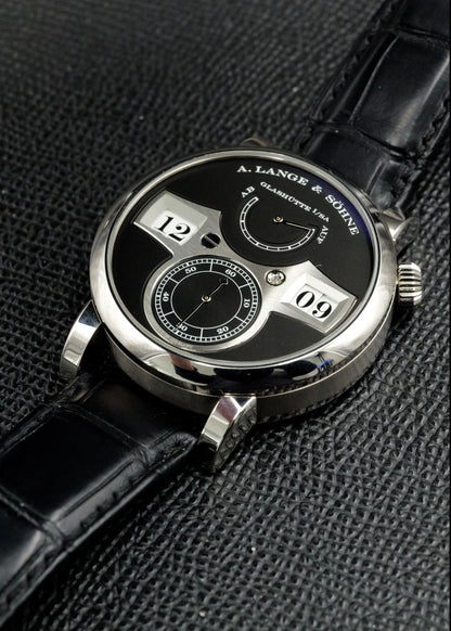 A. Lange & Sohne Zeitwerk 140.029 White Gold Upgraded Movement