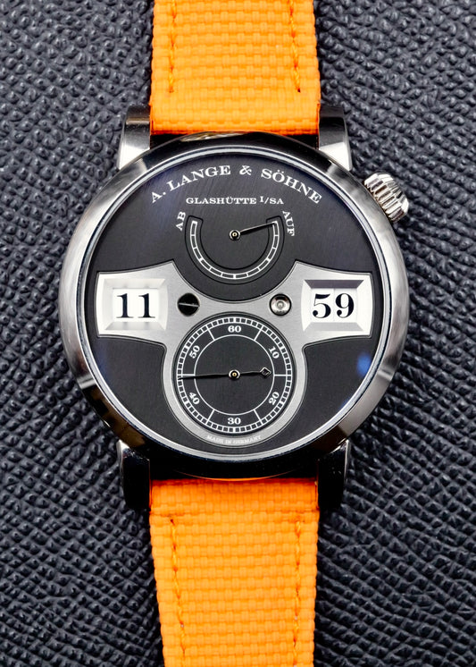 A. Lange & Sohne Zeitwerk 140.029 White Gold Upgraded Movement