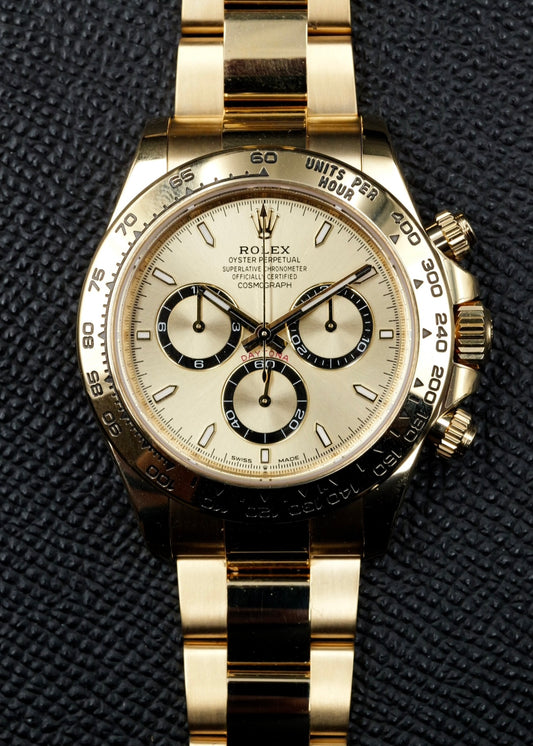 Rolex Daytona 126508 Yellow Gold Champagne Dial