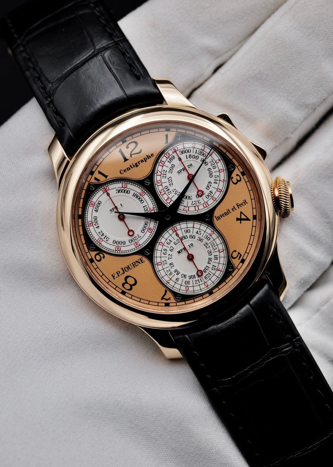 F.P. Journe Centigraphe Souverain Rose Gold Salmon Dial