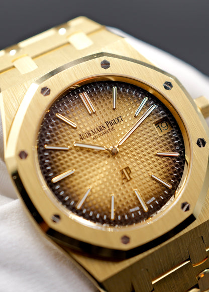 AP Royal Oak Jumbo Ultra Thin 16202BA Yellow Gold "Lebron James"