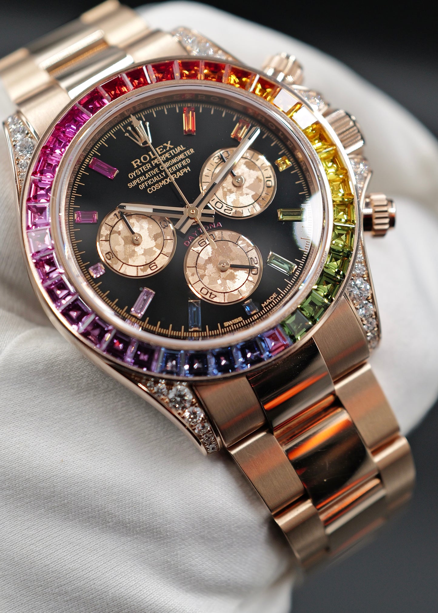 Rolex Daytona 116595RBOW "Rainbow" Factory Gem Set