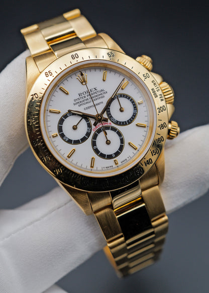 Rolex Daytona 16528 Zenith Movement Porcelain Floating Cosmograph Dial