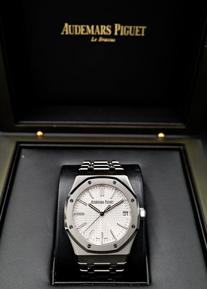 AP Royal Oak 41mm 15510ST White Dial