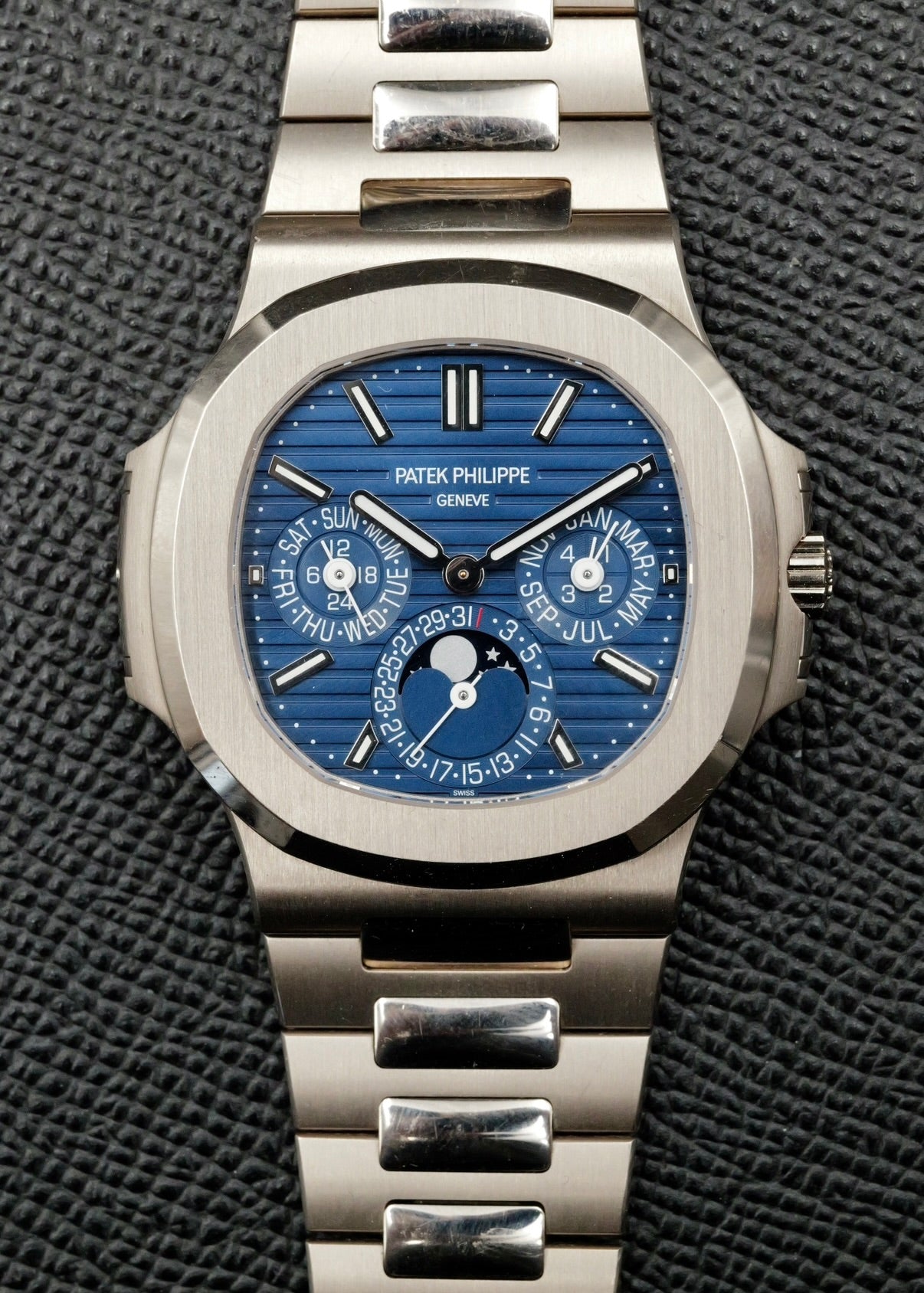 Patek Philippe Nautilus Perpetual Calendar 5740/1G White Gold Blue Dial