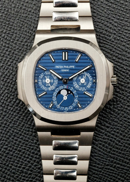 Patek Philippe Nautilus Perpetual Calendar 5740/1G White Gold Blue Dial