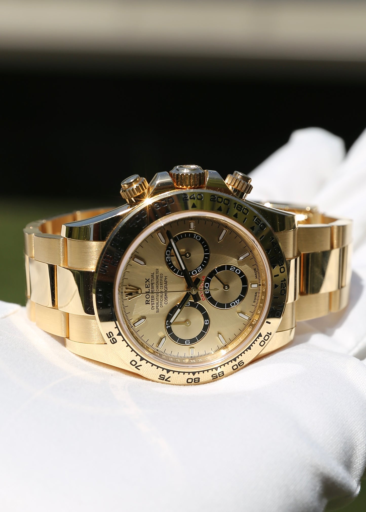 Rolex Daytona 126508 18K Yellow Gold Champagne Dial