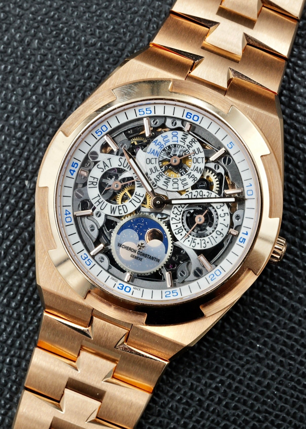 Vacheron Constantin Overseas Perpetual Calendar Skeleton 4300V White Dial