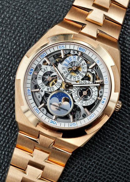 Vacheron Constantin Overseas Perpetual Calendar Skeleton 4300V White Dial