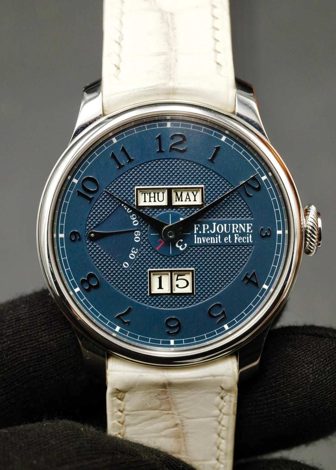 F.P. Journe Quantieme Perpetuel Boutique Edition Blue Dial Platinum 40mm