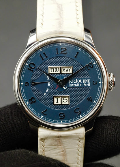 F.P. Journe Quantieme Perpetuel Boutique Edition Blue Dial Platinum 40mm