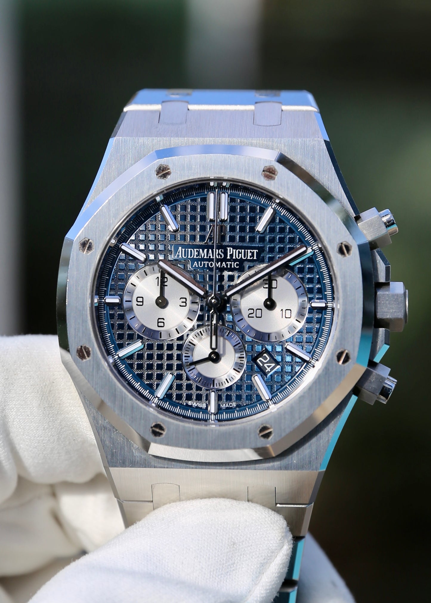 AP Royal Oak Chronograph 41mm 26331ST Blue Dial