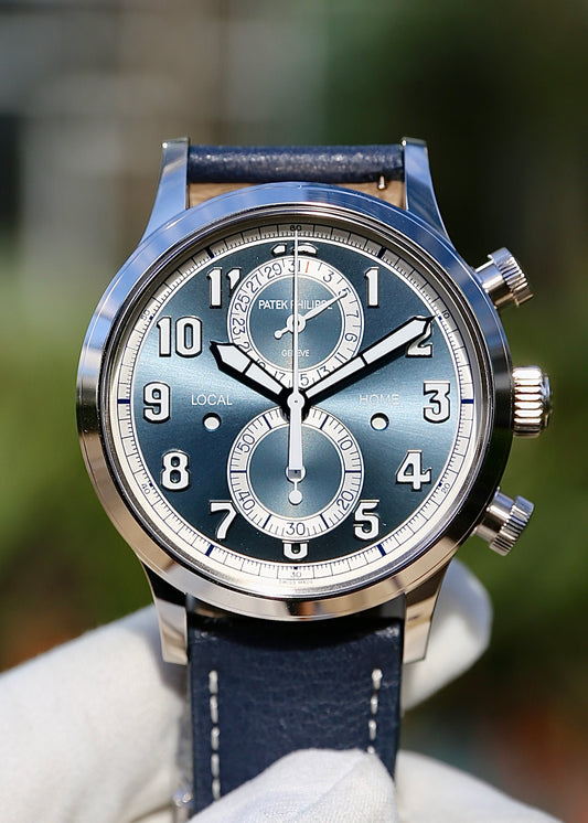 Patek Philippe Calatrava Pilot Travel Time Chronograph 5924G