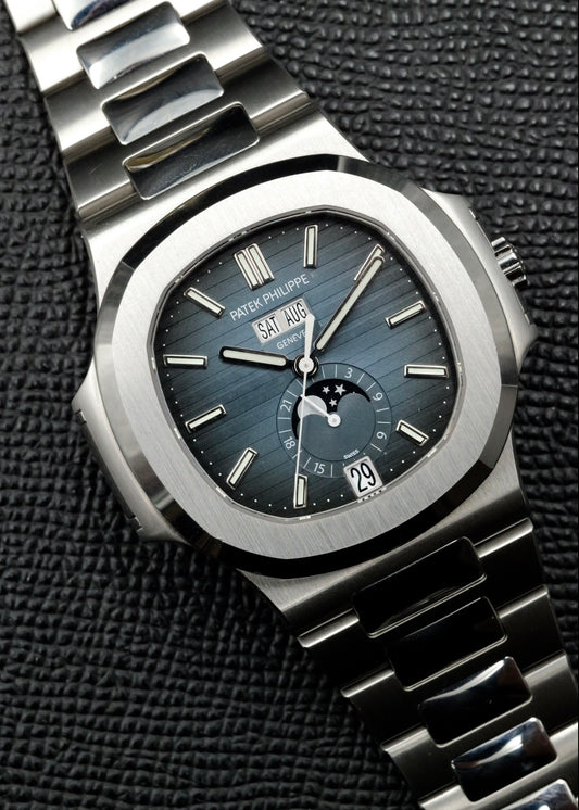Patek Philippe Nautilus Annual Calendar 5726/1A Blue Dial New Buckle
