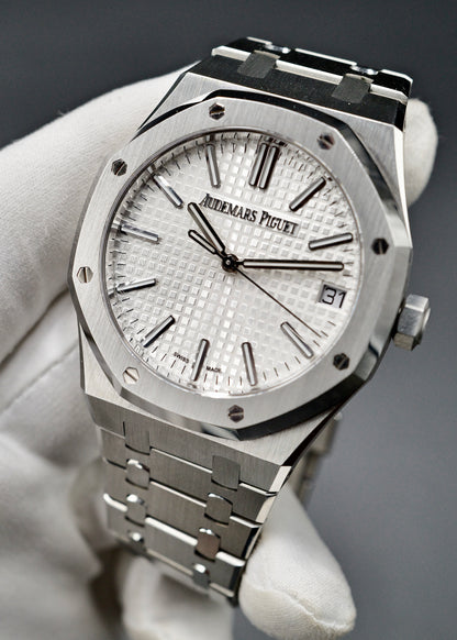 AP Royal Oak 41mm 15510ST White Dial