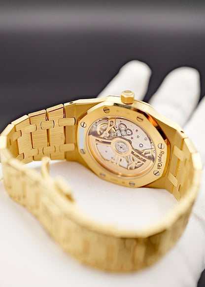 AP Royal Oak Jumbo Ultra Thin 16202BA Yellow Gold "Lebron James"