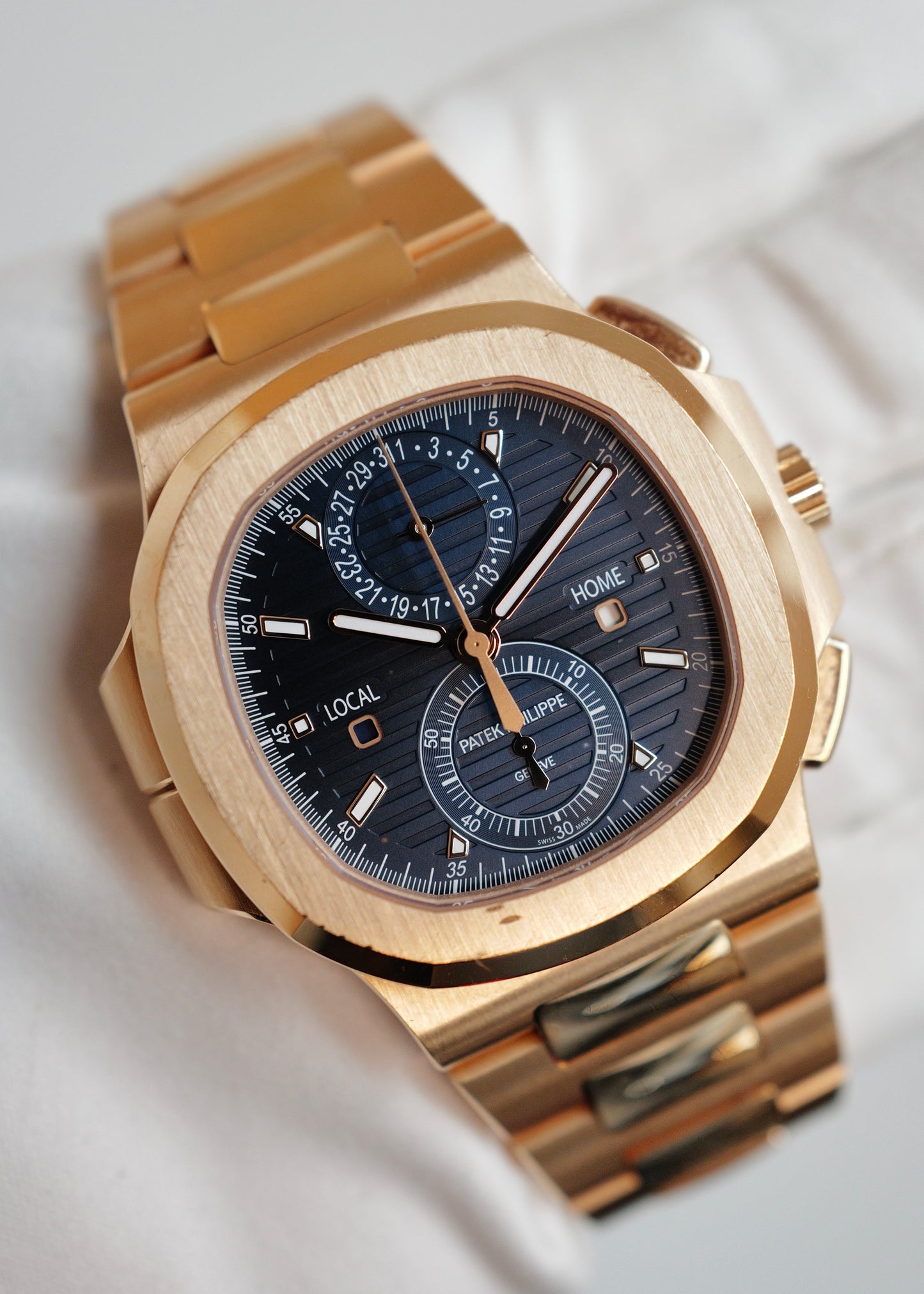 Patek Philippe Travel Time Chronograph 5990/1R 18K Rose Gold