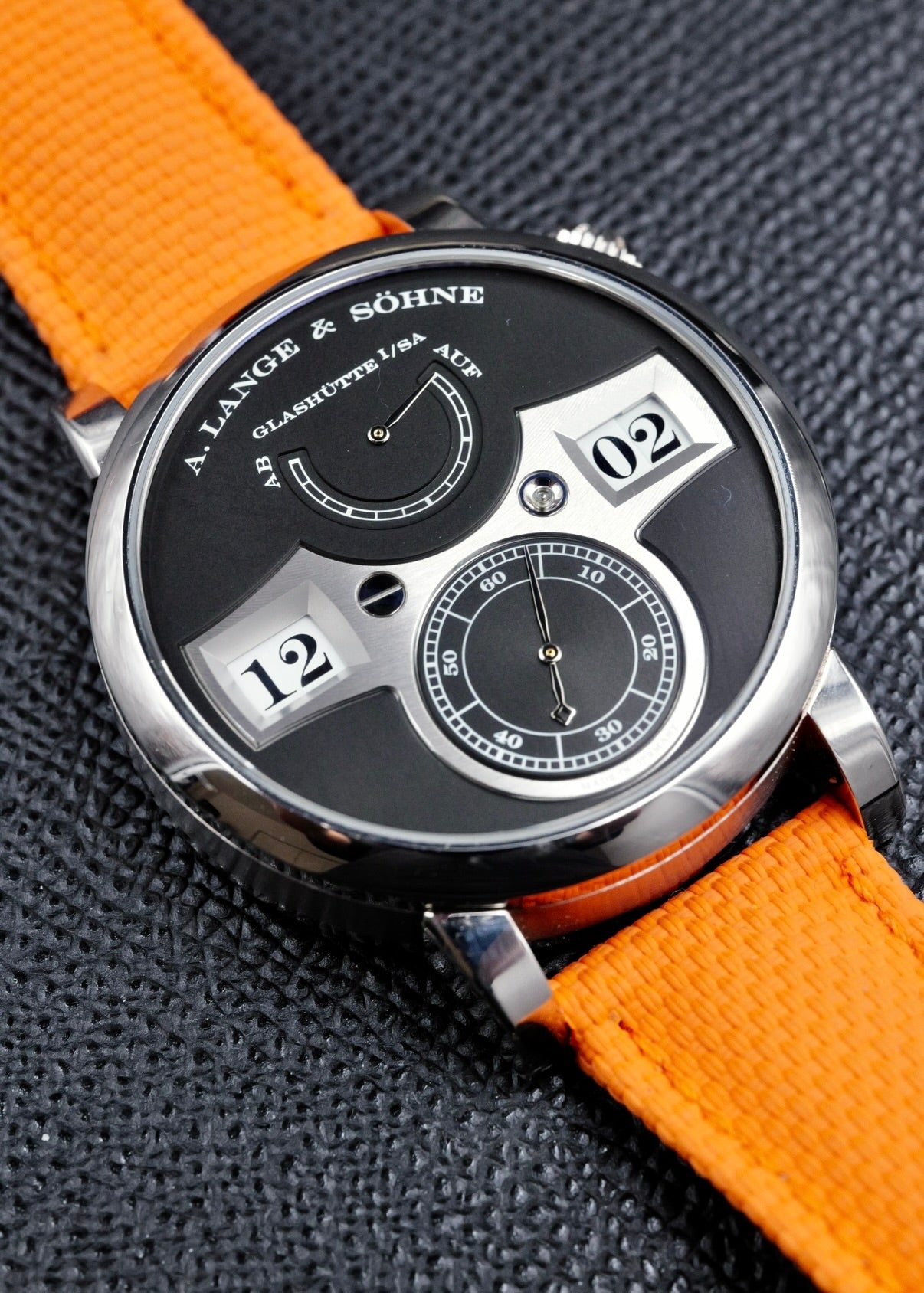 A. Lange & Sohne Zeitwerk 140.029 White Gold Upgraded Movement